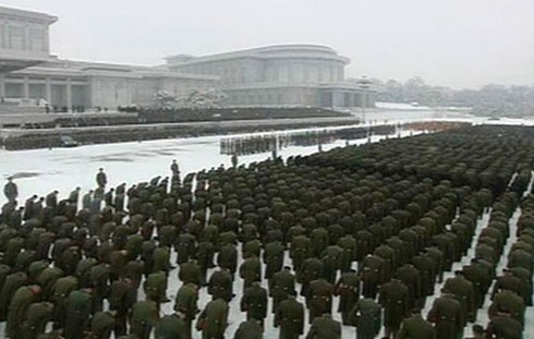 Chùm ảnh lễ tang Chủ tịch Kim Jong Il