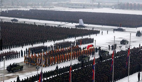 Chùm ảnh lễ tang Chủ tịch Kim Jong Il