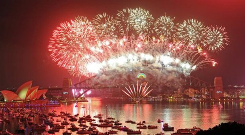 Chùm ảnh thế giới hân hoan chào đón 2012