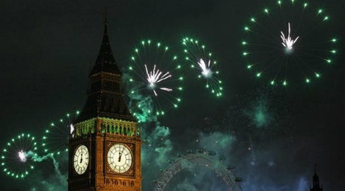 Chùm ảnh thế giới hân hoan chào đón 2012