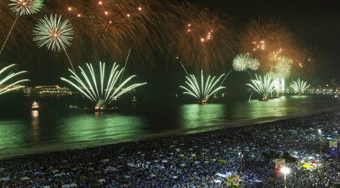Chùm ảnh thế giới hân hoan chào đón 2012