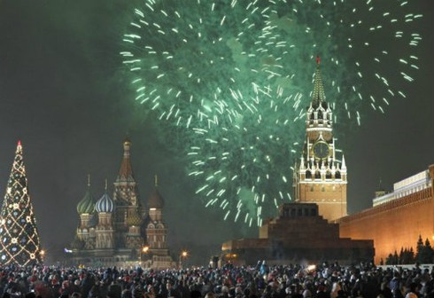 Chùm ảnh thế giới hân hoan chào đón 2012