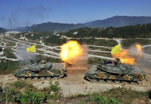 Quân đội Mỹ - Hàn ráo riết đề phòng Triều Tiên khiêu khích