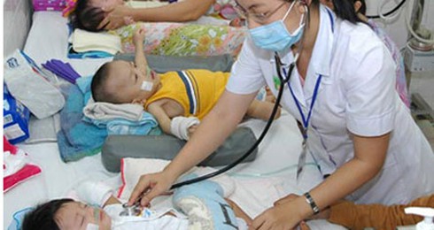 Trời lạnh trẻ nhỏ nhập viện tăng mạnh