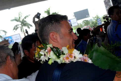 Những hình ảnh đầu tiên về Cannavaro tại Việt Nam