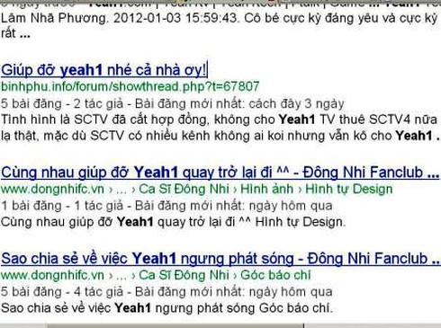 Bị cắt sóng Yeah1 “gây chiến” SCTV