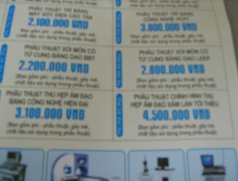 Quảng cáo vá màng trinh tái diễn