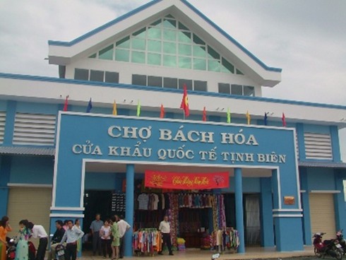 An Giang khánh thành thêm chợ vùng biên