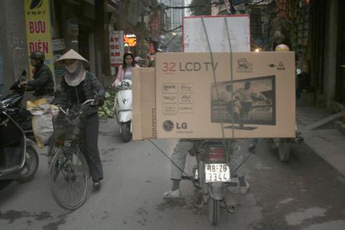 Xe chở cồng kềnh tái xuất dịp Tết