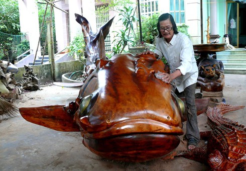 Chiêm ngưỡng kình ngư, rồng khổng lồ từ cây khô