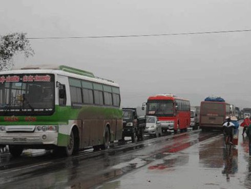 Từ 1/2 điều chỉnh lộ trình xe khách Bắc - Nam