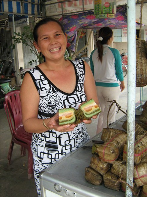 Bánh tét Trà Cuôn: Đặc sản của đất Trà Vinh