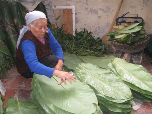 Làng nghề bánh chưng Tranh Khúc hối hả vào Tết