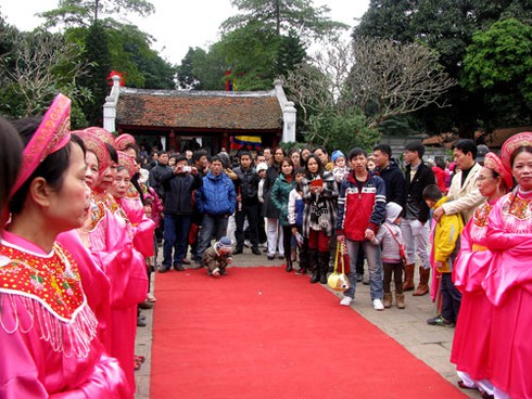 Chen chân trảy hội Văn Miếu ngày đầu xuân