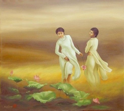 Cận cảnh 'Giọt xuân' của Nguyễn Quốc Dũng
