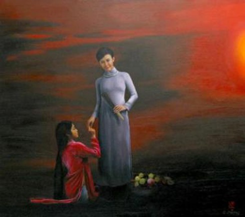 Cận cảnh 'Giọt xuân' của Nguyễn Quốc Dũng