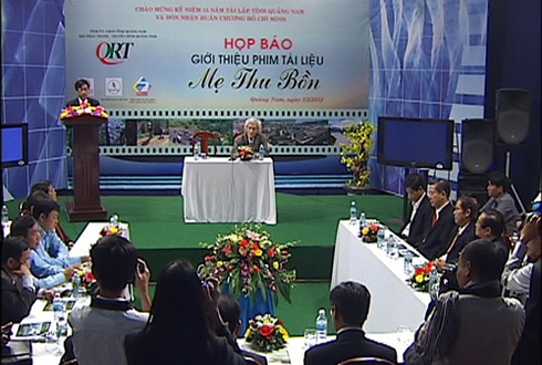 Ra mắt bộ phim tài liệu `Mẹ Thu Bồn`