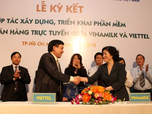 Vinamilk `bắt tay` Viettel xây dựng hệ thống quản lý bán hàng