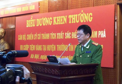 Chính thức công bố diễn biến bắt vụ cướp tiệm vàng Vững Bắc