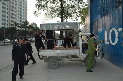 Cháy lớn tại công trình Lotte Center Hà Nội