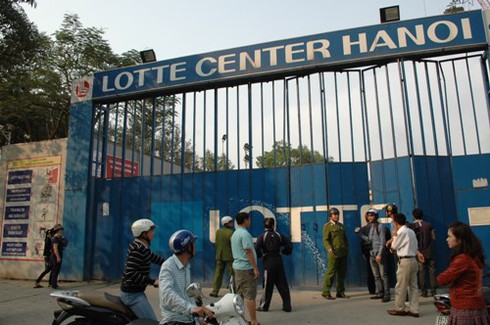 Cháy lớn tại công trình Lotte Center Hà Nội