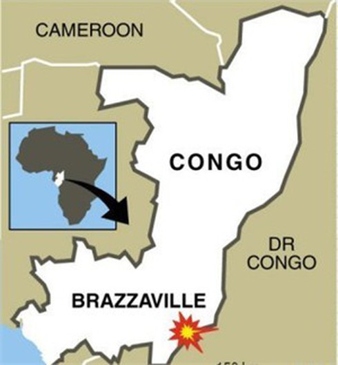 Công Gô kêu gọi quốc tế giúp dọn dẹp hậu quả nổ kho vũ khí