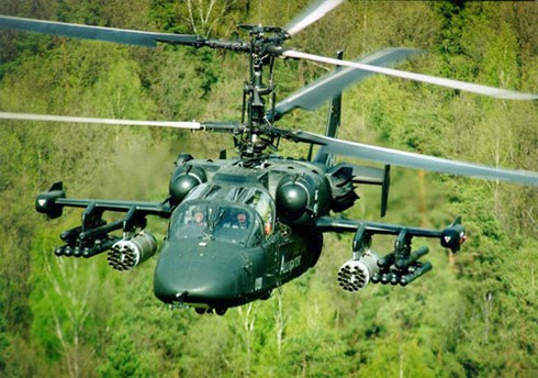 Rơi trực thăng tấn công Ka-52, hai phi công Nga tử nạn