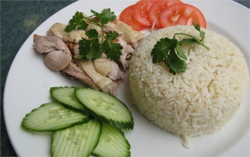 Cơm gà Hải Nam kiểu Singapore