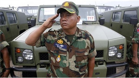 Hình ảnh 257 xe quân dụng Trung Quốc chuyển giao cho Campuchia