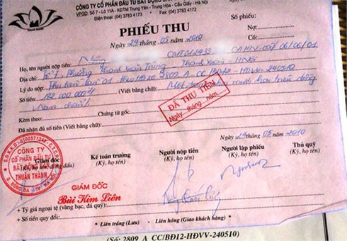 Dự án chung cư Binh đoàn 12 có dấu hiệu lừa đảo?