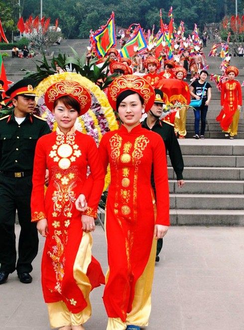 Trẩy hội Đền Hùng: Ngắm vẻ đẹp mỹ nhân miền đất Tổ