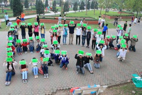 Bất ngờ với sáng tạo `Một giờ trái đất khác biệt`