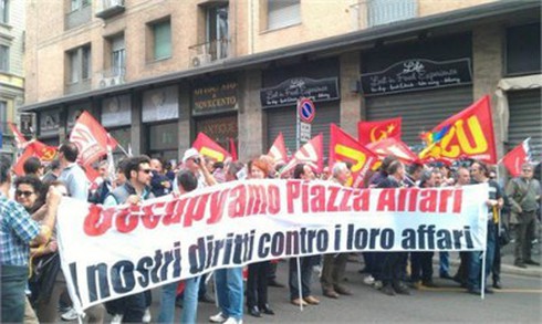 Châu Âu: Biểu tình phản đối chủ nghĩa tư bản