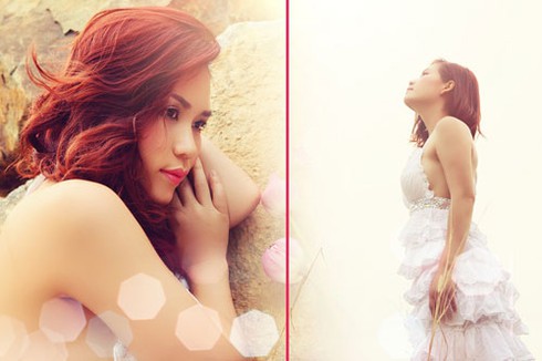 Hồng Mơ khoe sắc bên hoa