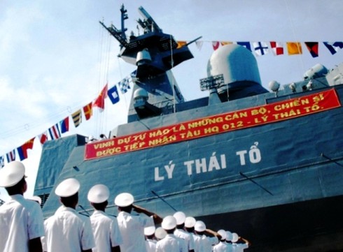 Hải quân tăng cường huấn luyện tác chiến trên tàu Lý Thái Tổ