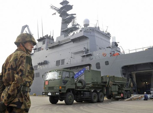 Cận cảnh Nhật triển khai hệ thống đánh chặn tên lửa Triều Tiên