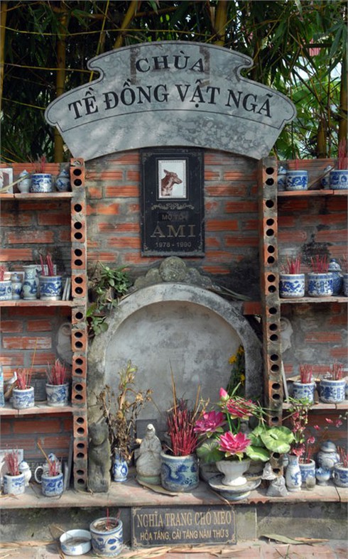 Rờn rợn thăm nghĩa trang chó mèo độc nhất Hà Nội