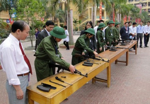 Hoàn thiện 16 Trung tâm giáo dục quốc phòng - an ninh sinh viên