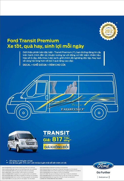 Ford khuyến mãi hè giảm giá nhiều loại xe