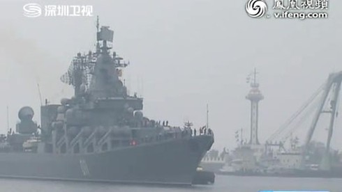 Nga-Trung thể hiện sức mạnh trên biển