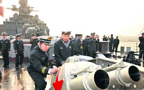 Nga-Trung thể hiện sức mạnh trên biển
