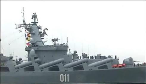 Nga-Trung thể hiện sức mạnh trên biển