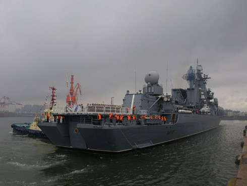 Chùm ảnh: Hải quân Nga-Trung giao lưu