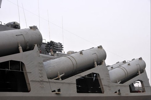 Chùm ảnh: Hải quân Nga-Trung giao lưu