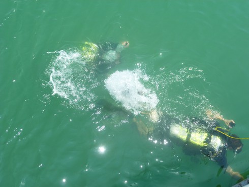 Hải quân Mỹ và Việt Nam huấn luyện phi tác chiến trên biển Đà Nẵng