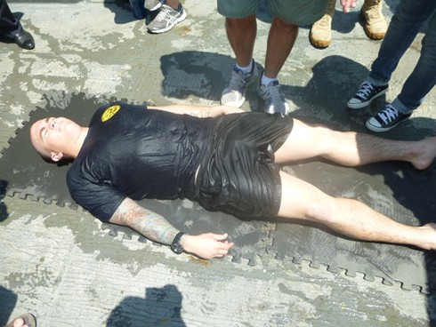 Hải quân Mỹ và Việt Nam huấn luyện phi tác chiến trên biển Đà Nẵng