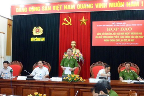 Bộ Công an: Cháy xe máy, ô tô do chập điện chiếm tỷ lệ cao