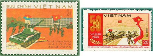 Hồi tưởng lại ngày 30/4/1975 qua những con tem