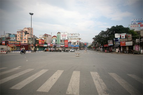 Giao thông Thủ đô bình yên ngày đầu tuần