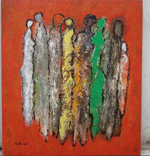 Hoạ sĩ Vân Thuyết 58 tuổi mới trình `nàng` thơ